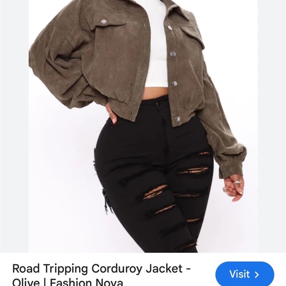 Road Tripping Corduroy Jacket from Fashion Nova Size Medium NWT - Picture 4 of 15